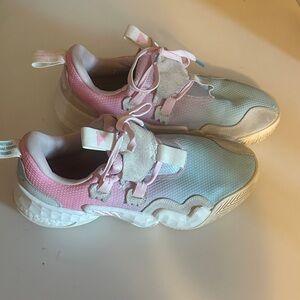 adidas basketball shoes Trae young in Pink and Light Blue